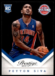 2013-14 Panini Prestige Peyton Siva RC Detroit Pistons #191
