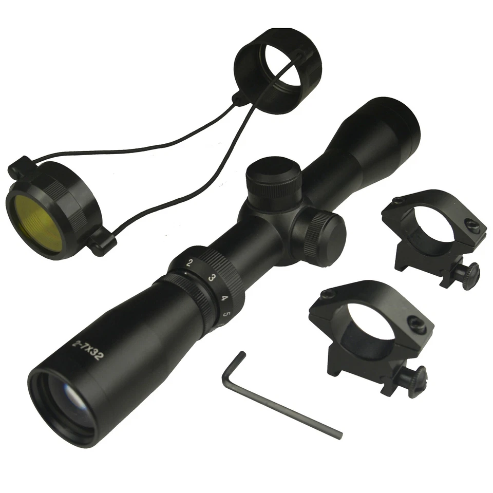 Mosin Nagant 2-7x32 Long Eye Relief Scope - Image 1 of 1