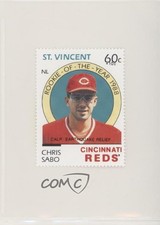 1989 St Vincent US Baseball Greats California Earthquake Relief Chris Sabo