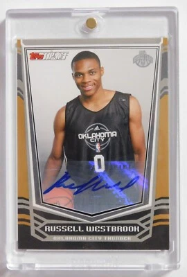 ****Russell Westbrook 2008-09 Topps Tip-Off Rookie Card Auto Autograph SN: 07/20 - Image 1 of 2
