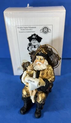Purdue University 3” Wishlist “Beat Indiana” Papai Noel Ornamento The Memory Co�� - Imagem 1 de 4