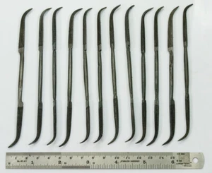 12x Riffler gebogene Raspfeilen Doppelendwerkzeug Feilen Schmuck Schmuck Feile - Bild 1 von 3