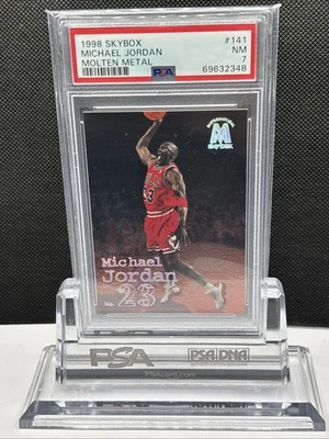 1998-99 Skybox metal fundido - Michael Jordan #141 PSA 9 - Imagem 1 de 2