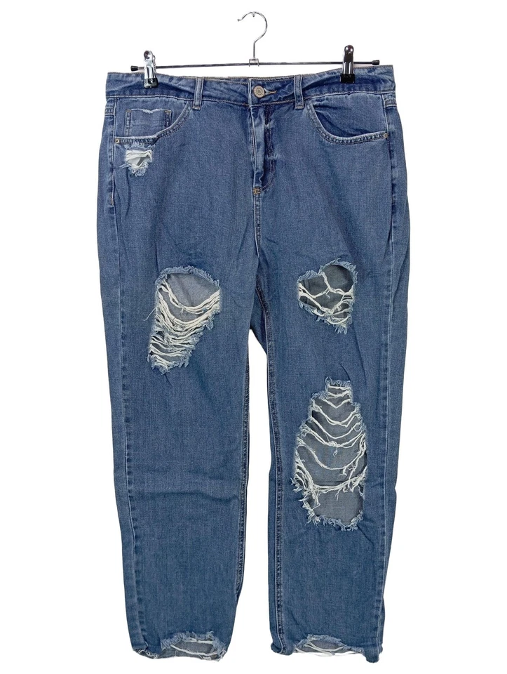 SIMPLY BE Vaquero boyfriend Mujeres Vaquero Talla EU 46 azul look casual - Imagen 1 de 4