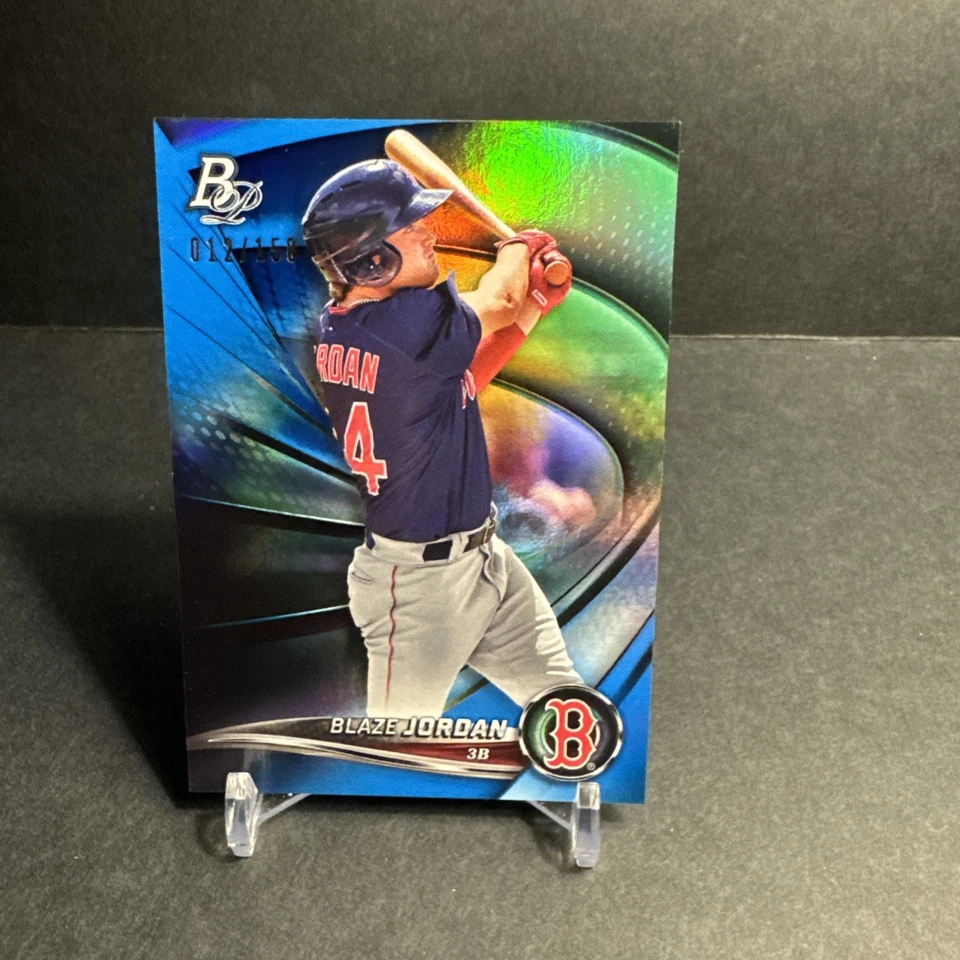 2022 Topps BOWMAN PLATINUM #TOP-52 Blaze Jordan 12/150 EX/NM - Image 1 of 2