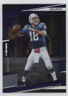 2022 Panini Prestige Xtra Points Premium Purple /199 Peyton Manning #131 HOF - Image 1 of 2