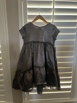 Joyfolie Mia Joy Girl’s Lorelei Dress in Charcoal Size 12 - Image 1 of 4