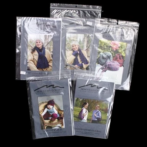 5 MOUNTAIN COLORS KNITTING PATTERN LOT: SCARF, HAT GLOVES LF - Picture 1 of 3