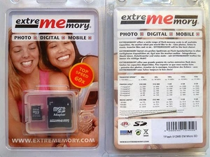 MICRO SD 512 Megabytes Tarjeta de Memoria Extrememory - Picture 1 of 1