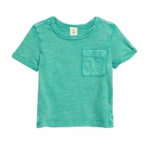Tucker + Tate Kleinkind entspannte Tasche T-Shirt grün Holly 6 Monate - Bild 1 von 2