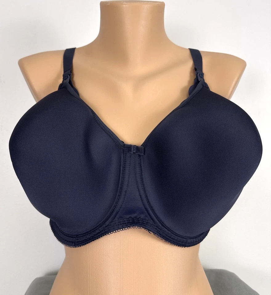 Freya Pure Sculpt Moulded Nursing Bra US Size 38I UK 38G Slate Dark Blue 1582 - Image 1 of 4