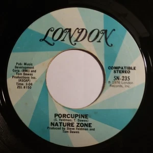 NATURE ZONE 45 PORCUPINE B/W RHYTHM (WILL KEEP US TOGETHER) LONDON 5N-235 FUNK  - Imagen 1 de 2