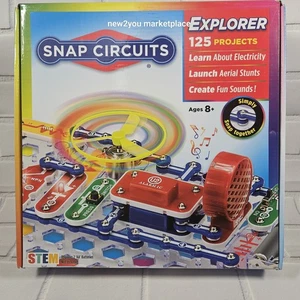 Snap Circuits Explorador Habilidad Constructor Ciencia Kit STEM 125 Proyectos ¡Nuevo! - Imagen 1 de 9