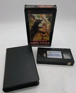 VHS Young And Free (1979) Keith Larsen Monterey Home Video  big box Vintage RARE - Picture 1 of 6