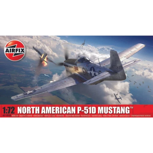 NORTH AMERICAN P-51D MUSTANG KIT 1:72 Airfix Kit Aerei Nouveau modèle - Photo 1/1