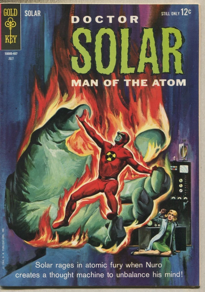 Doctor Solar- Man Of The Atom: #8 VF NURO  Gold Key Comics SA - Image 1 of 2