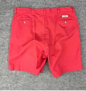 Polo Ralph Lauren Shorts Mens 36 Red Classic Fit 6" Chino Stretch Cotton - Picture 1 of 6