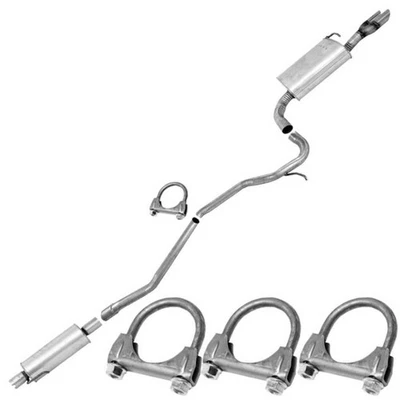 Stainless Steel Int Exhaust Resonator Muffler fits: 2010-2012 Ford Fusion 2.5L - Image 1 of 4