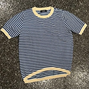 Damen Dokotoo Mehrfarbig Gestreiftes Shirt Kurzarm Rundhals Viskosemischung M - Bild 1 von 3
