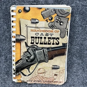 1958 LYMAN HANDBOOK OF CAST BULLETS, CAST BULLET RELOADING MANUAL - Picture 1 of 10