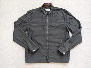 Penguin Mens Size M Green Lightweigh Windbreaker Retro Style Zip Bomber Jacket - Picture 1 of 9
