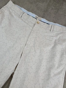 Peter Millar Shorts Herren 36 grau Blumen Hibiskus Carrboro Performance Chino - Bild 1 von 9