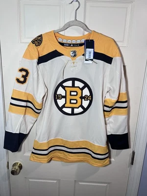Camiseta deportiva de hockey Brad Marchand nueva con etiquetas Boston Bruins Centenario alternativa Adidas NHL 42 Foto 1 de 4