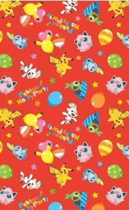POKEMON WRAPPING PAPER ROLL WRAP 4M BIRTHDAY GIFT WRAP - Picture 1 of 12