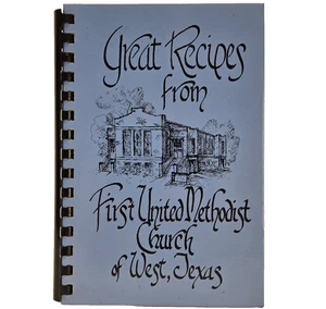 Methodist Church Cookbook First United Of West Texas 1995 - Picture 1 of 4