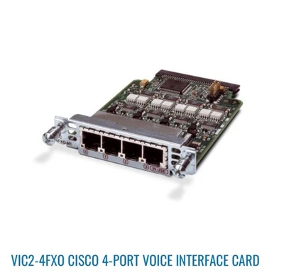 Cisco VIC2-4FXO 4-port FXO Voice/fax Interface Card - Image 1 of 4