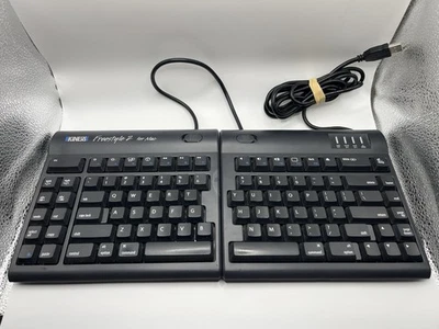Kinesis Freestyle2 Blue For Mac Bluetooth Ergonomic Keyboard KB800H - Image 1 of 4