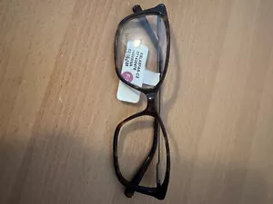 XSLA57AS-C2 Havanna Damen Rechteckig Vollrand Brille Brillengestell 52-16-135 Neu mit Etikett - Bild 1 von 4