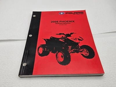 Polaris ATV Phoenix 200 2008 manual de reparación de taller de servicio OEM # 9921499 con CD nuevo Foto 1 de 4