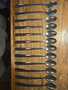 Spoon Ice Tea Walco 8” 18CR #7204E. Stainless Steel 2 Doz .(24pcs) - Picture 1 of 5