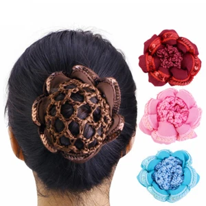 Elastic Bun Cover Snood Ballet Dance Skating Hairnet Hair Accessories 1PCS DIY - Picture 1 of 24