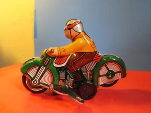 Motorcycle Tin Toy Wind up MS275 with Key, 4.5 inch, Works - Picture 1 of 5