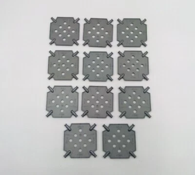 K'nex Lote de 11 Paneles Gris/Plateado 21/2" Vintage Knex Foto 1 de 4