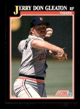 1991 Baseball Score Jerry Don Gleaton Detroit Tigers #316