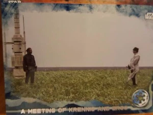 2016 Topps Star Wars Rogue One #66 A Meeting of Krennic and Erso BLUE NrMt-Mint - Imagen 1 de 1