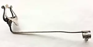 VINTAGE SILVER PLATED TROMBONE LYRE - SHEET MUSIC MARCHING CLAMP - Picture 1 of 1