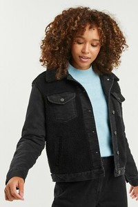 next petite denim jacket