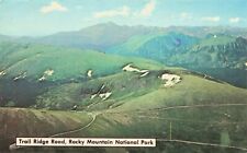 Postcard Trail Ridge Road Rocky Mountain National Park Colorado Posted June 1975
