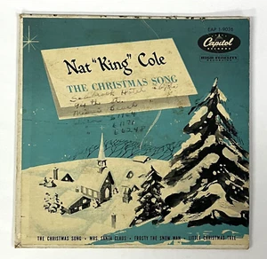 Nat King Cole ~ The Christmas Song ~ Orig. 45 rpm EP 1956 w/Pic. Sleeve VG - Picture 1 of 4