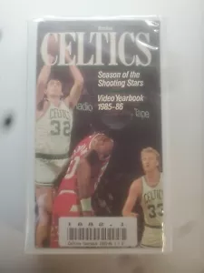 BOSTON CELTICS VIDEO YEARBOOK 1985-86 SEASON OF SHOOTING STARS VHS - Picture 1 of 1