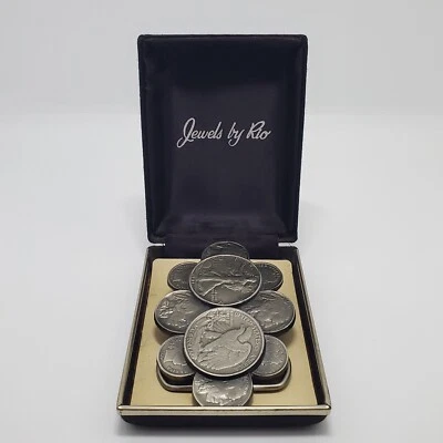 Moneda Hebilla USA - ¡De Colección Años 90 Hecha en USA! Jewels by Rio Foto 1 de 4