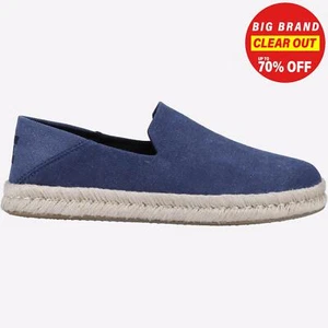 Toms Santiago Herren klassische Espadrille modische Slipper Canvas Schuhe blau - Bild 1 von 4