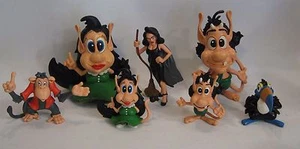 Raro HUGO (programa de televisión interactivo) 7 figuras de pvc maia&borges portugal 1999 - Imagen 1 de 11
