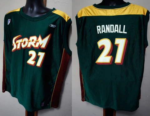 NEW Vtg Seattle Storm WNBA Semeka Randall Vintage Basketball  Jersey 2XL  s50 Cover