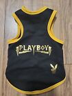 T-shirt Playboy Dog Tank noir or jaune Lightning XS 