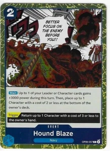ONE PIECE OP05-057 R FOIL HOUND BLAZE RISVEGLIO DELLA NUOVA ERA COME NUOVO - Foto 1 di 2
